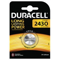 Batterier & batteritestare - Duracell CR2430 knappcellsbatteri 1-pack