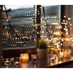 Ljusslingor - Nordic Home LED ljusslinga, 1,5m 20st LED och timerfunktion