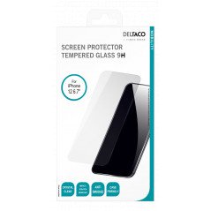 Screen Protector iPhone - Deltaco Skärmskydd i härdat glas för iPhone 12/iPhone 12 Pro