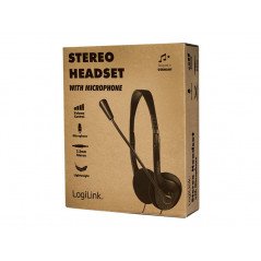 Chatheadset - LogiLink HS0052 headset med 3.5mm