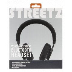 On-ear - Streetz Bluetooth-hörlur med Voice Assistant
