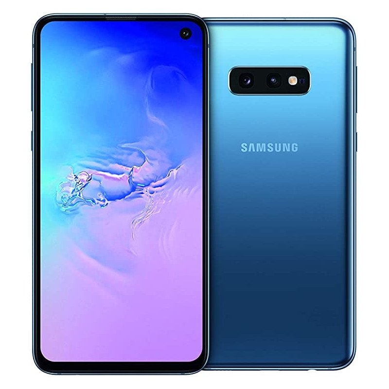 Samsung Galaxy - Samsung Galaxy S10e 128GB Dual SIM Prism Blue (beg) (nyskick skärm)