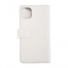 iPhone 12 - Onsala 2-i-1 magnetisk pungetui til iPhone 12 / 12 Pro Saffiano White