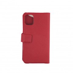 iPhone 12 - Onsala Magnetic Plånboksfodral 2-i-1 till iPhone 12 / 12 Pro Saffiano Red