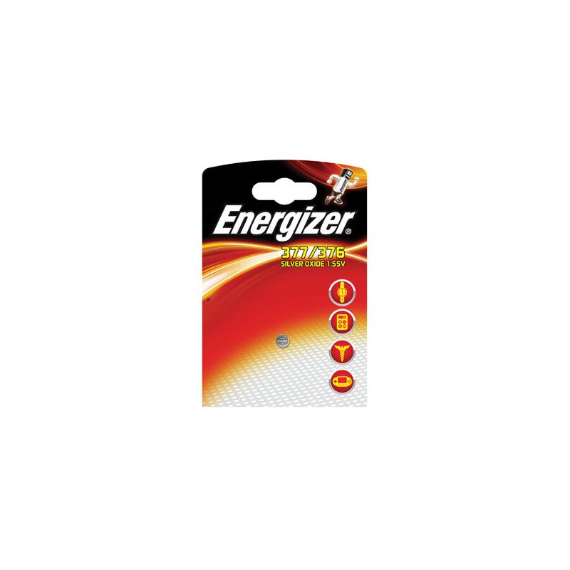Electrical accessories - Energizer 377/376 silveroxidbatteri