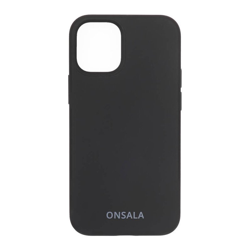 Skaller og hylstre - Onsala mobiletui til iPhone 12 Mini i sort silikone