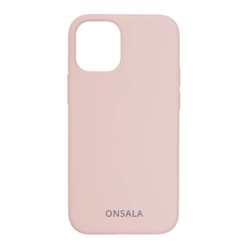 Skaller og hylstre - Onsala mobiletui til iPhone 12 Mini i pink silikone