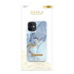 Fodral och skal - Onsala mobilskal till iPhone 12 Mini Soft Gredelin Marble