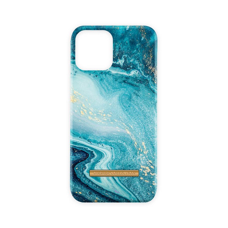 Fodral och skal - Onsala mobilskal till iPhone 12 Pro Max Soft Blue Sea Marble