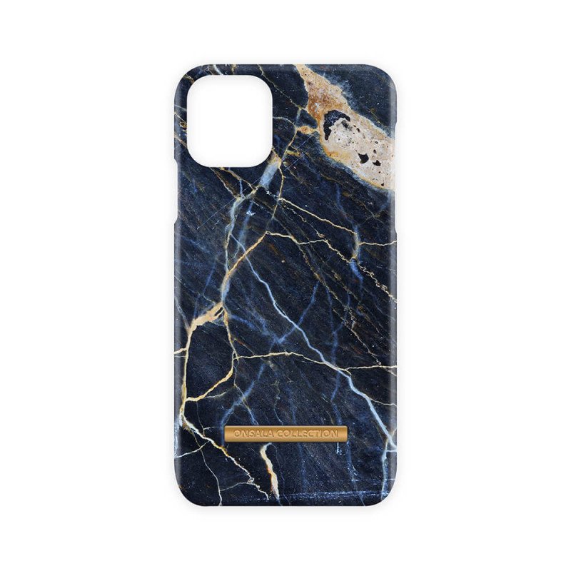 Shells and cases - Onsala mobilskal till iPhone 11 Pro Max Soft Black Galaxy Marble
