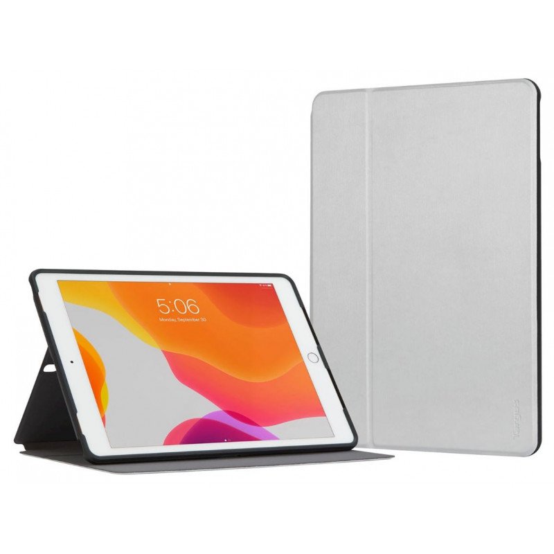 Tablet Cover - Targus Stötdämpandefodral med ställfunktion till iPad 10.2" & 10.5" Silver