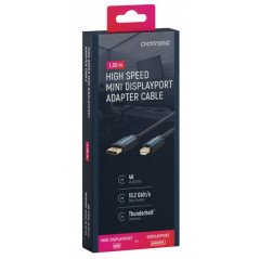 Skærmkabel & skærmadapter - Mini DisplayPort til DisplayPort-kabel 4K @ 60Hz i flere længder