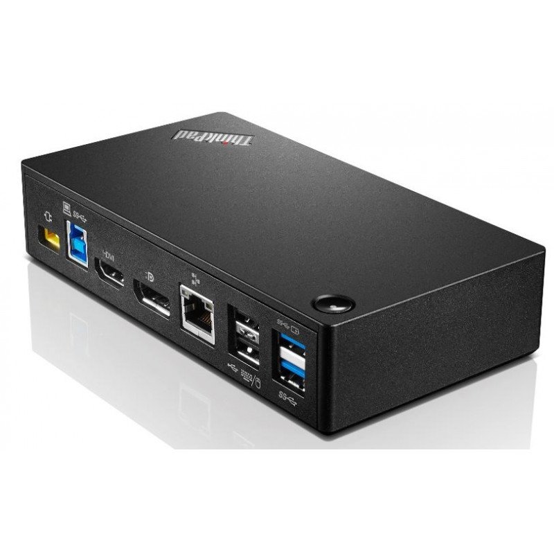 Lenovo dockingstation - Lenovo ThinkPad USB 3.0 Ultra Dockningstation utan laddare (beg)