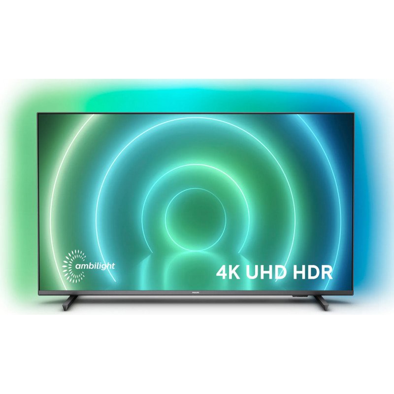 Billige tv\'er - Philips 55-tums 4K Smart UHD-TV med 3-sidig Ambilight