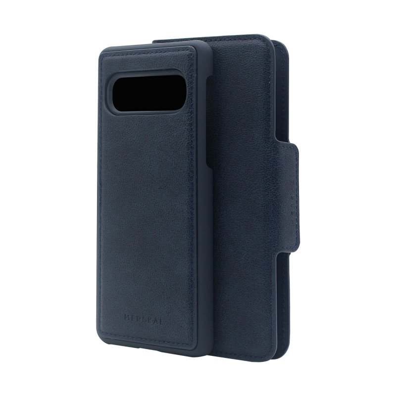 Cases - Plånboksfodral med magnetiskt mobilskal till Samsung S10 (Blue)