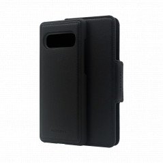 Plånboksfodral med magnetiskt mobilskal till Samsung S10 Plus (Black)