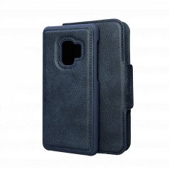 Plånboksfodral med magnetiskt mobilskal till Samsung S9 (Blue)