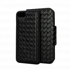 Plånboksfodral med magnetiskt mobilskal till iPhone 7/8 (Black Elite)