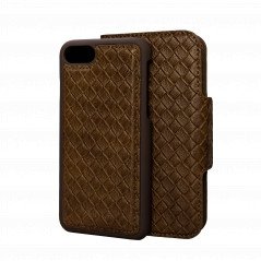 Plånboksfodral med magnetiskt mobilskal till iPhone 7/8 (Brown Elite)
