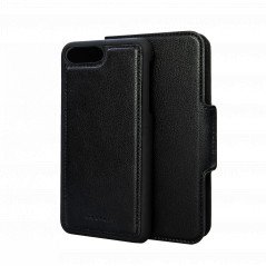 Plånboksfodral med magnetiskt mobilskal till iPhone 7/8 Plus (Black)