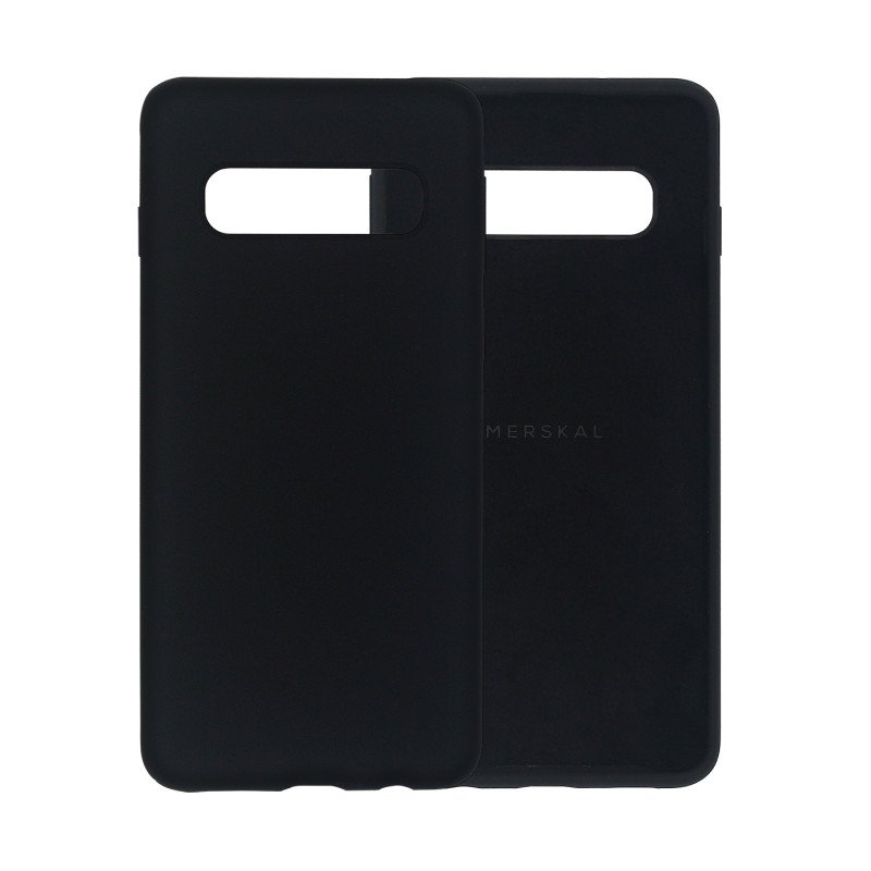 Cases - Merskal premium silikonskal till Samsung Galaxy S10 (Black)