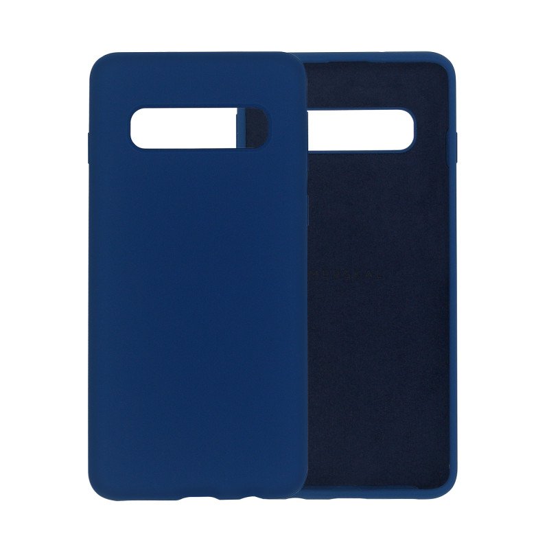 Skal och fodral - Merskal premium silikonskal till Samsung Galaxy S10 (Blue)