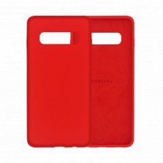 Merskal premium silikoneskal til Samsung Galaxy S10 Plus (Red)