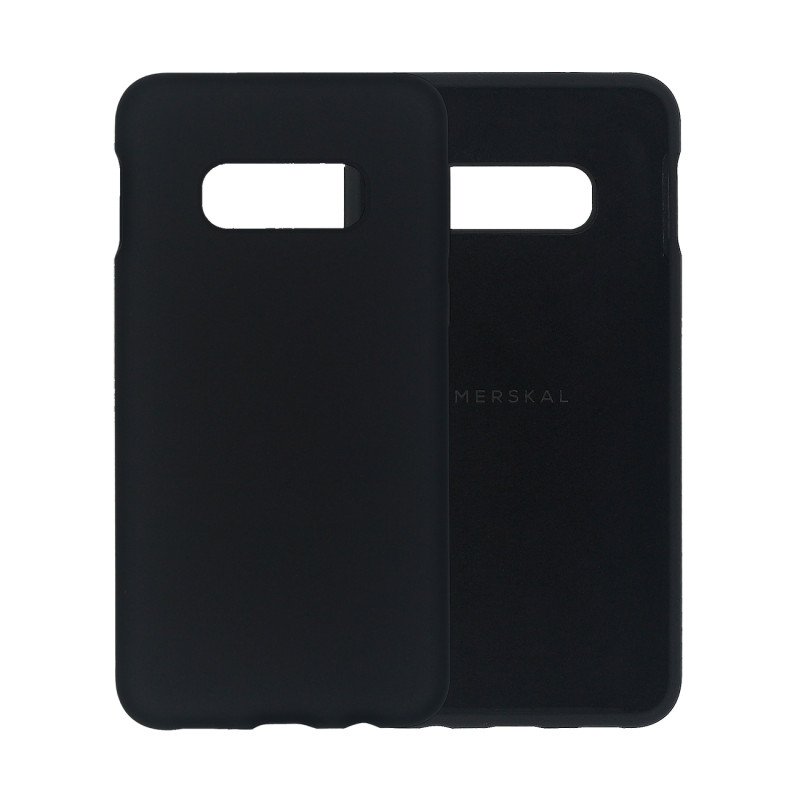 Skal och fodral - Merskal premium silikonskal till Samsung Galaxy S10e (Black)