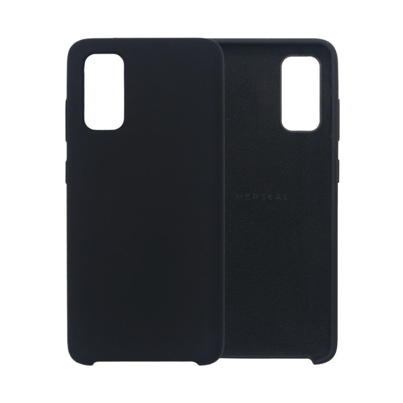 Cases - Merskal premium silikoneskal til Samsung Galaxy S20 Plus (Black)