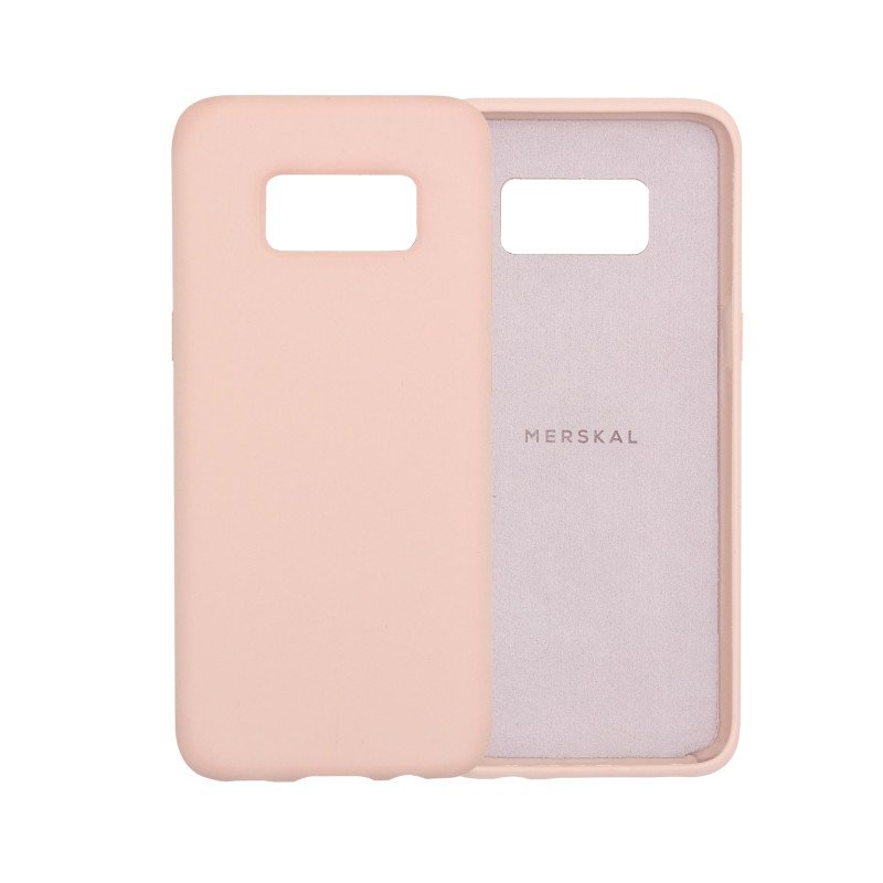 Skal och fodral - Merskal premium silikonskal till Samsung Galaxy S8 (Pink)
