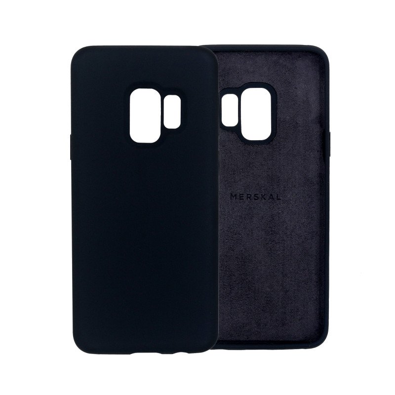 Cases - Merskal premium silikone skal til Samsung Galaxy S9 (Black)