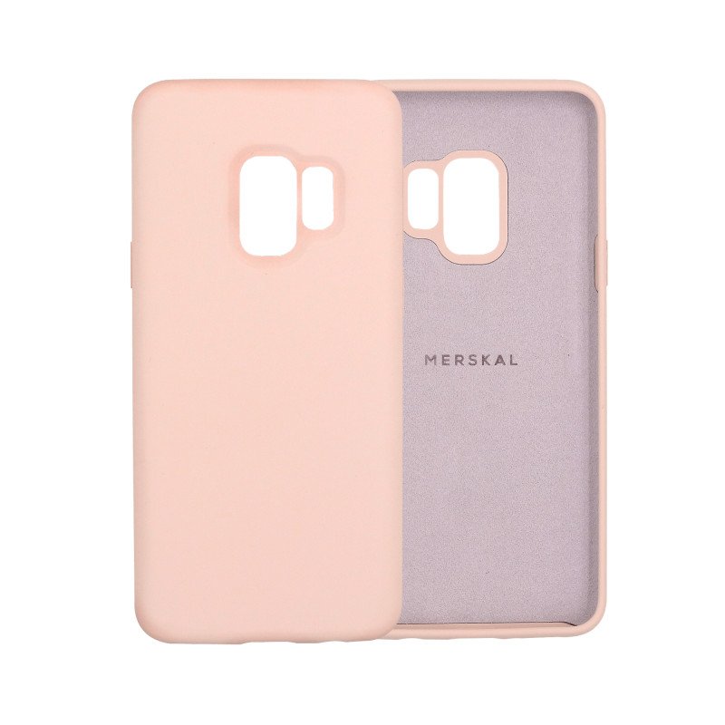 Skal och fodral - Merskal premium silikonskal till Samsung Galaxy S9 (Pink)
