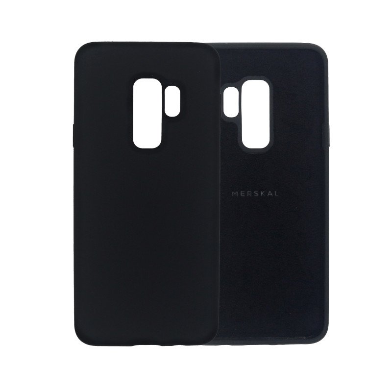 Cases - Merskal premium silikone skal til Samsung Galaxy S9 Plus (Black)