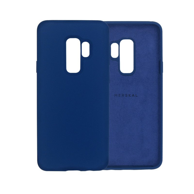 Cases - Merskal premium silikone skal til Samsung Galaxy S9 Plus (Blue)