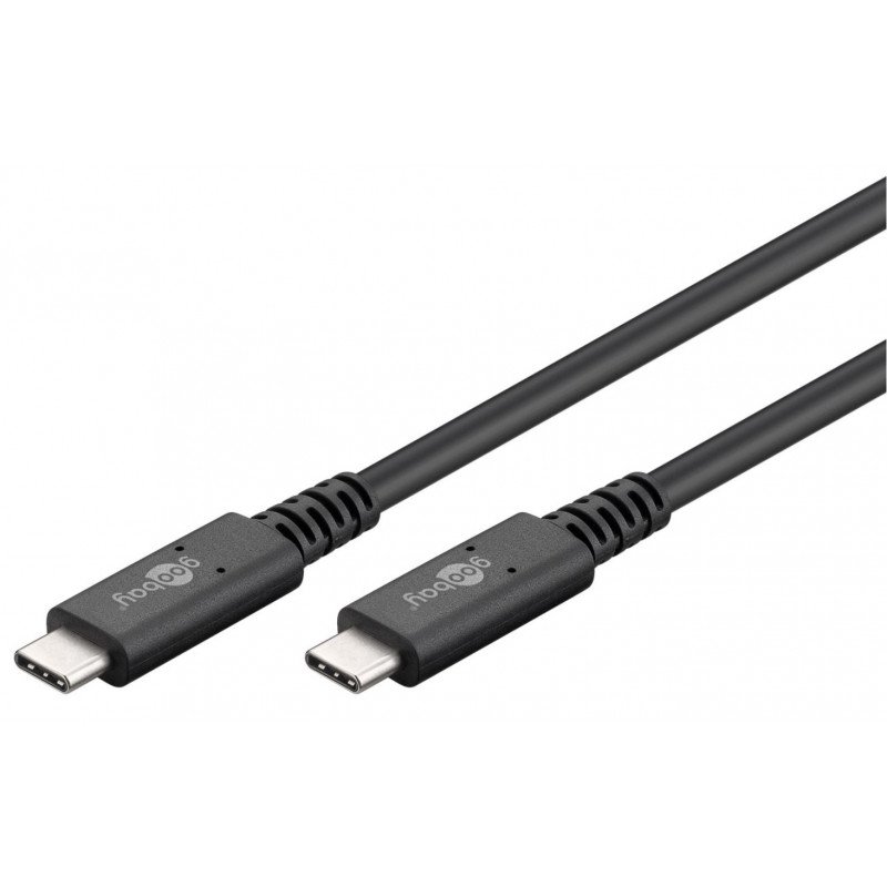 USB-C cable - USB-C till USB-C kabel (USB4™ Gen 3x2) 100W 40 Gbps 1M