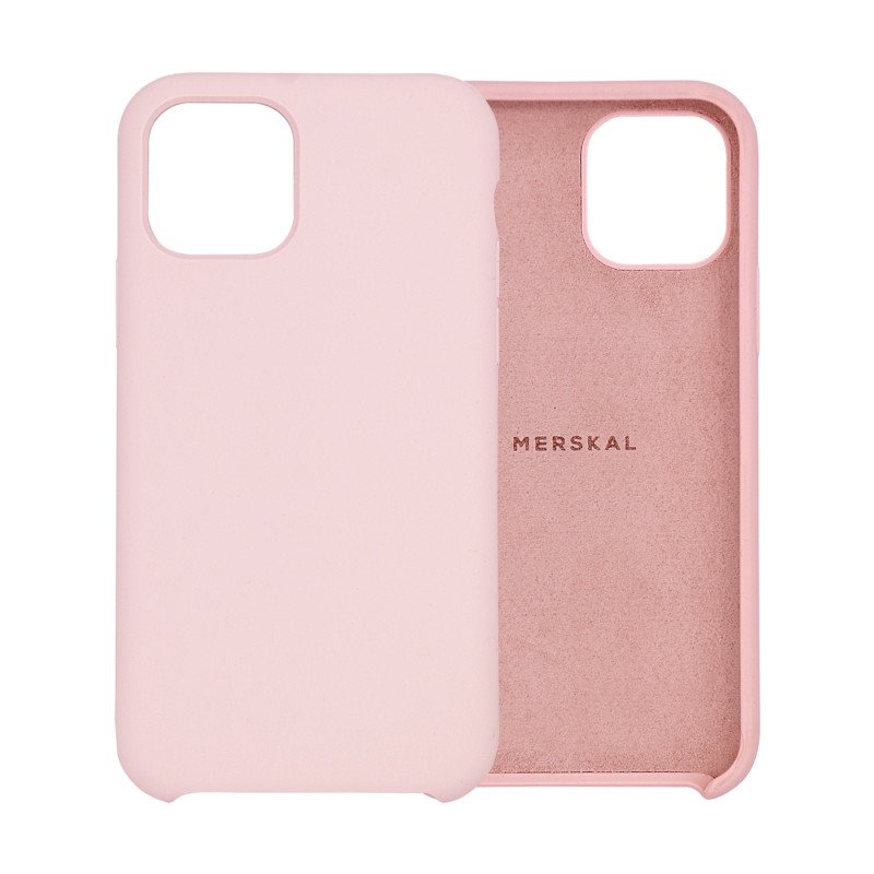 Skaller og hylstre - Merskal premium silikoneskal til iPhone 11 Pro (Pink)