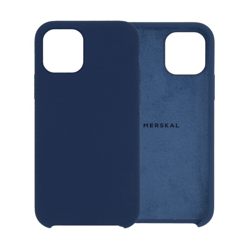 Shells and cases - Merskal premium silikonskal till iPhone 11 Pro Max (Blue)