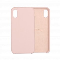 Merskal premium silikonskal till iPhone X/Xs (Pink)