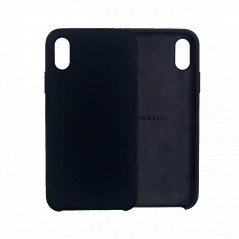 Merskal premium silikonskal till iPhone Xs Max (Black)