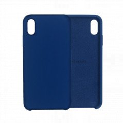 Merskal premium silikonskal till iPhone Xs Max (Blue)