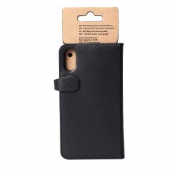 iPhone XR - Buffalo Magnetiskt 2-i-1 Plånboksfodral i premium läder till iPhone XR