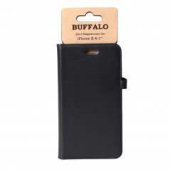 iPhone XR - Buffalo magnetisk 2-i-1-pungetui i førsteklasses læder til iPhone XR