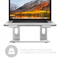 Skrivebordsholder til computeren - Ergonomiskt laptopställ i aluminium