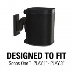 Väggfäste Sonos ONE Play1 och Play3 i svart