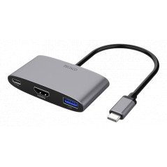 USB-C Multiport till HDMI-adapter med USB/USB-C PD 100W 4K 60Hz