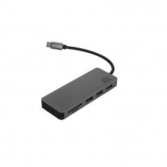 GreenCell USB-C dockningsstation till USB-C-, HDMI- (4K), USB 3.0, USB 2.0 samt SD-kort