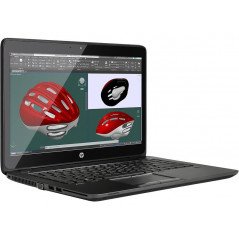 HP ZBook 14 G2 med i7 8GB 256GB SSD 4G (beg med mura och märke skärm)