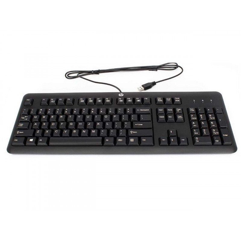 Trådade tangentbord - HP USB-tangentbord (beg)