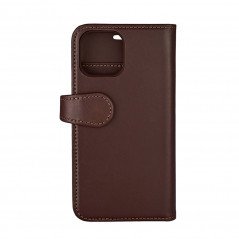 iPhone 13 - Buffalo Magnetiskt 2-i-1 Plånboksfodral i äkta läder till iPhone 13 Mini