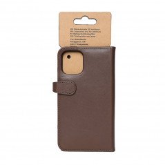 Fodral och skal - Buffalo Magnetiskt 2-i-1 Plånboksfodral i äkta läder till iPhone 12 / 12 Pro